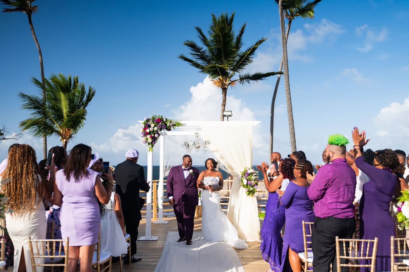 Dreams Flora wedding ceremony