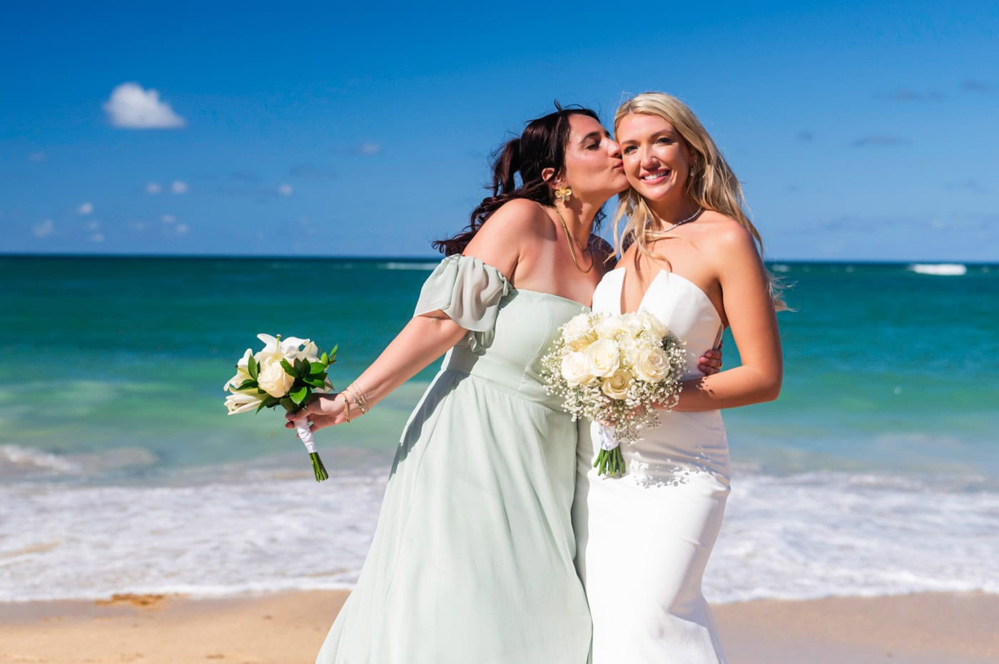 Bride and bridesmaid at Breathless Punta Cana