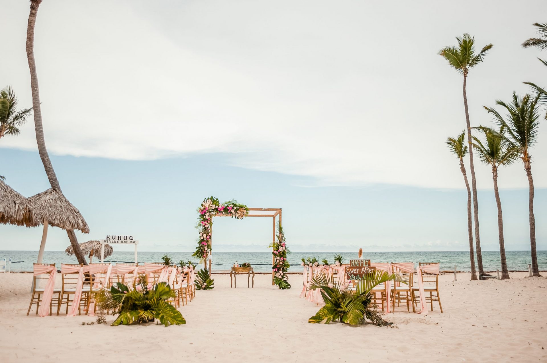 Kukua beach wedding photographer in Punta Cana