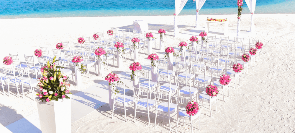 beach wedding package