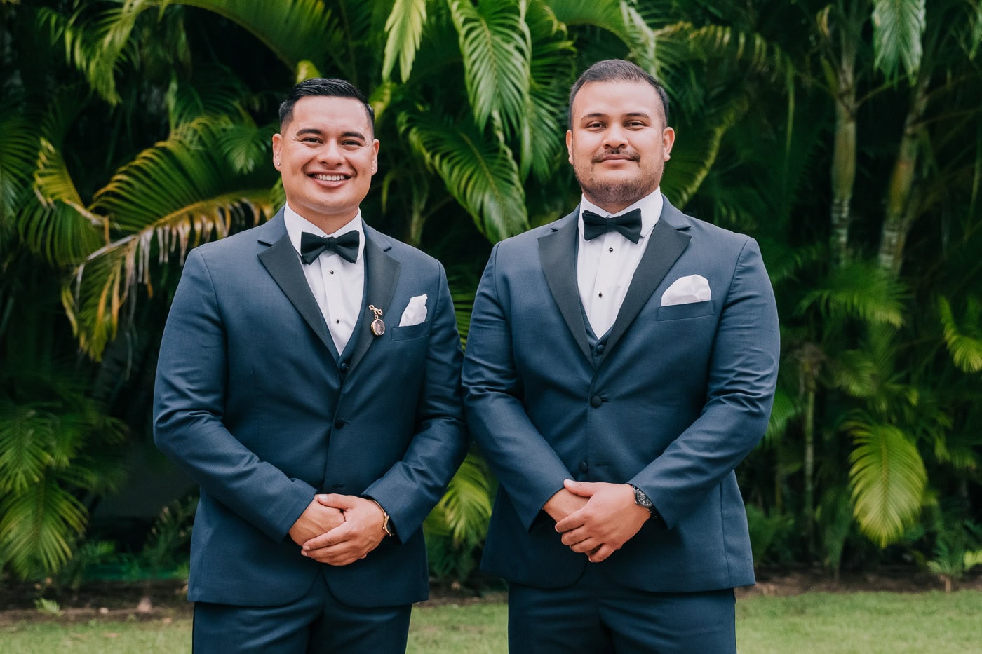 groom and groomsmen ready before the ceremony