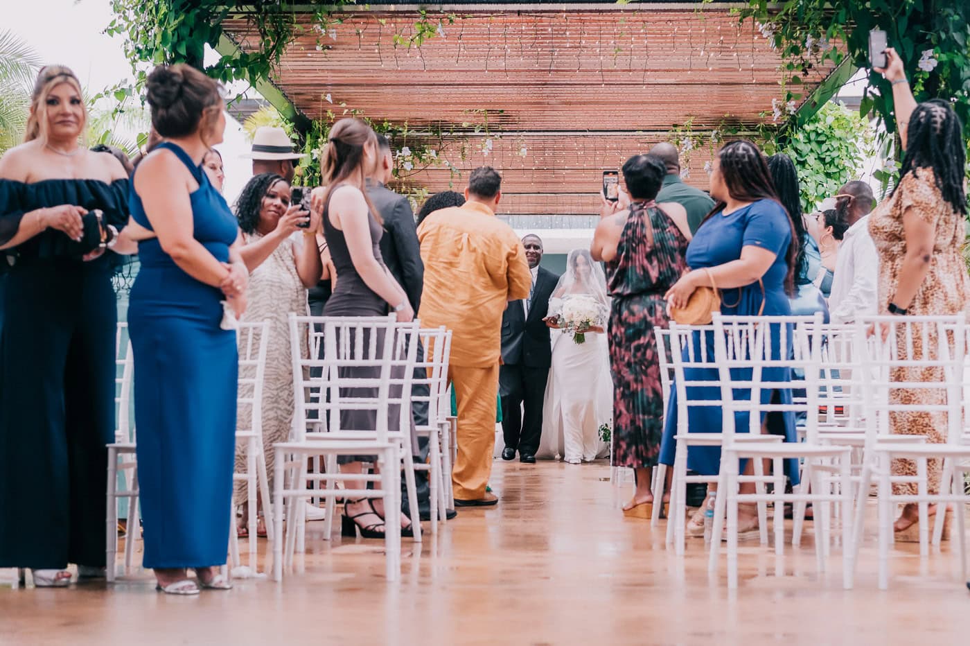 here comes the bride