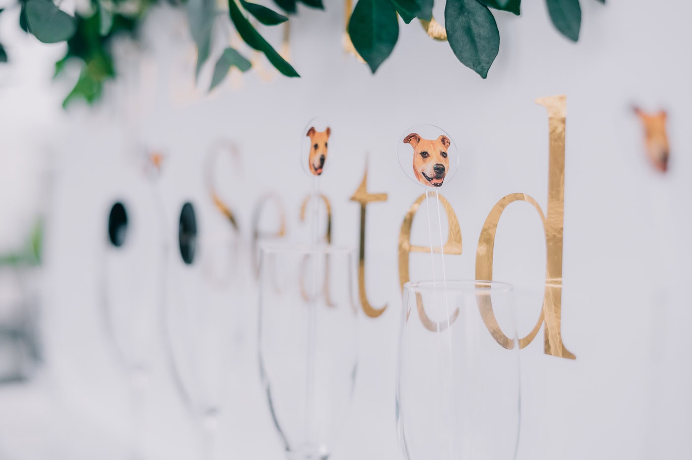 reception set up and decor