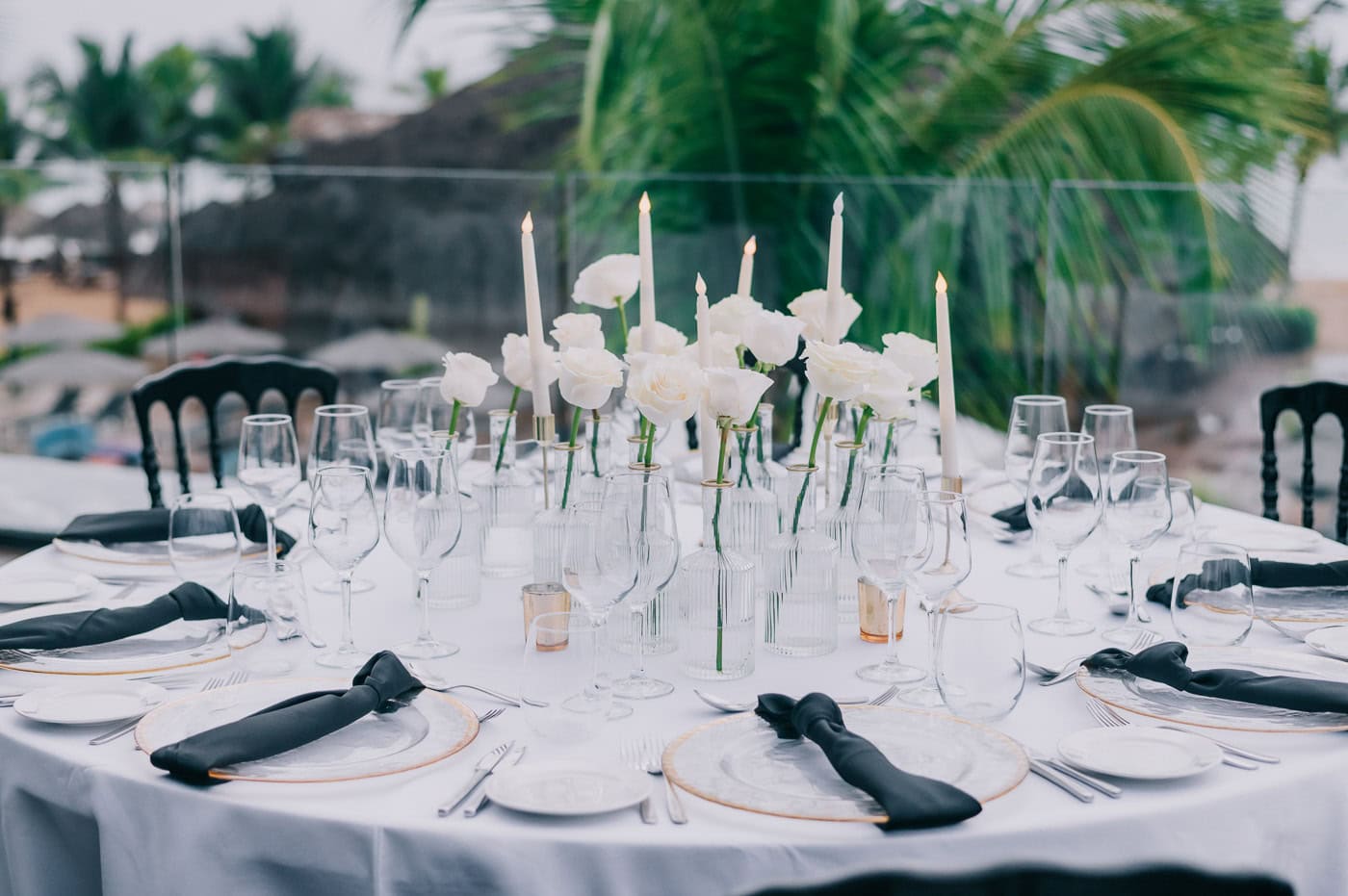 reception set up and decor