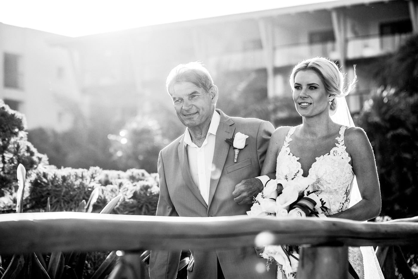 dramatic wedding photo Punta Cana