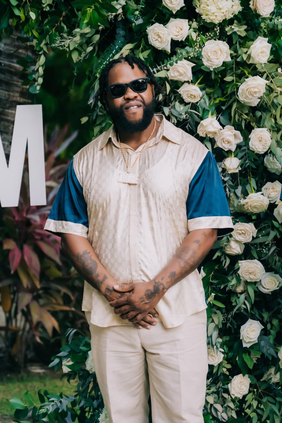 Julius groom at Punta Cana villa wedding