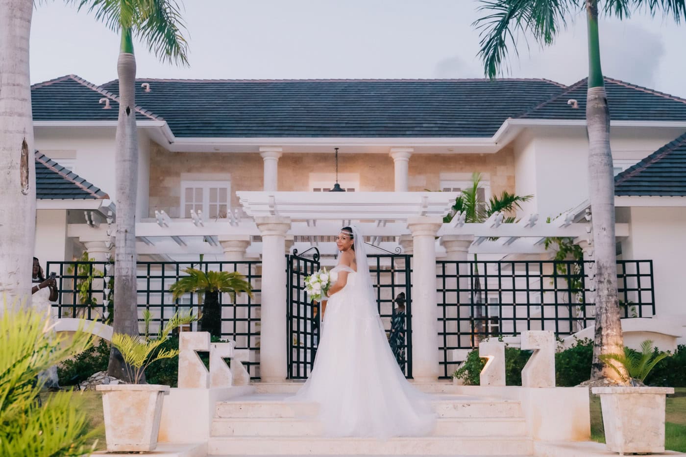 Bride at Punta Cana Villa