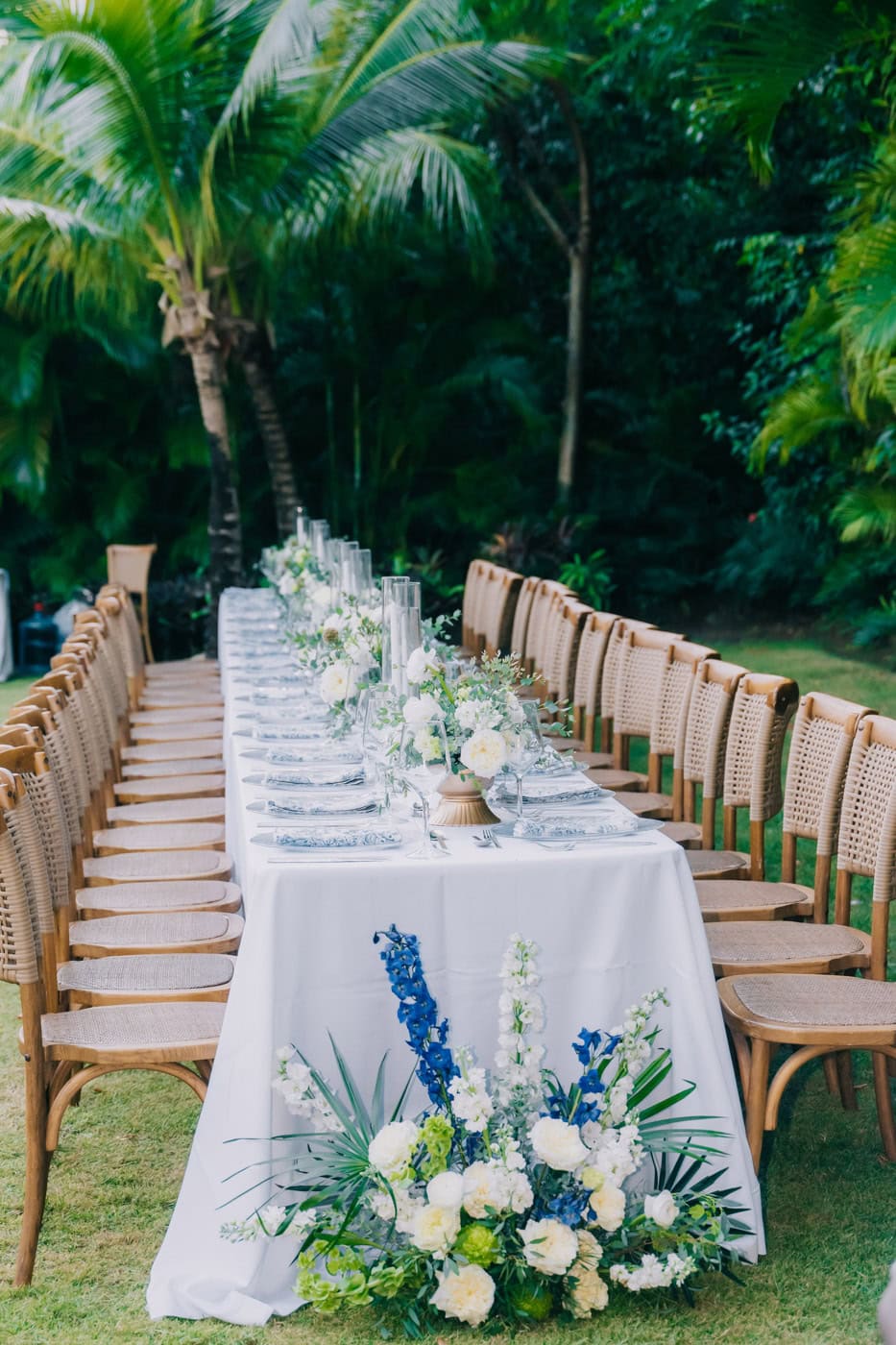 Punta Cana Villa wedding table decoration