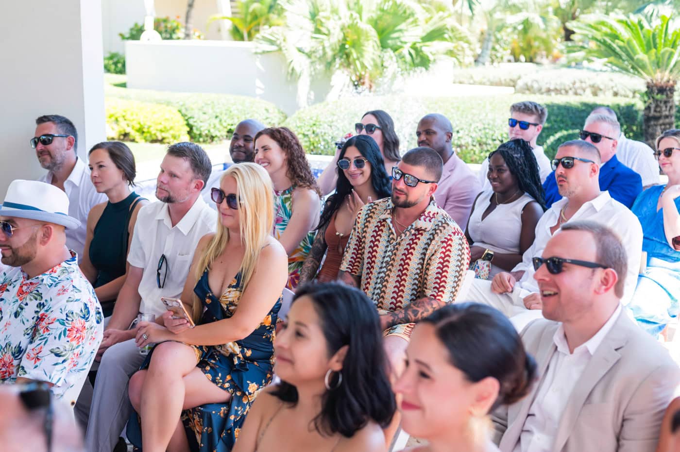 wedding guests at ceremony breathless punta cana