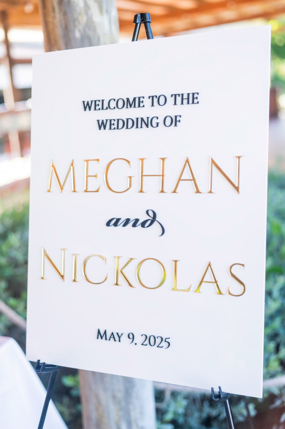 Meghan and Nickolas wedding sign breathless punta cana
