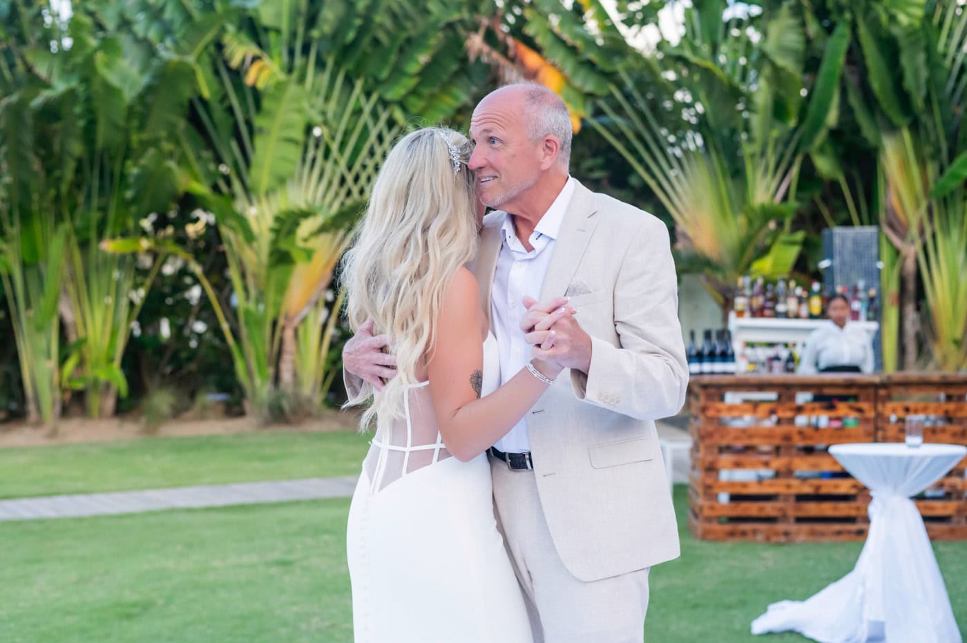 breathless punta cana bride and father dance