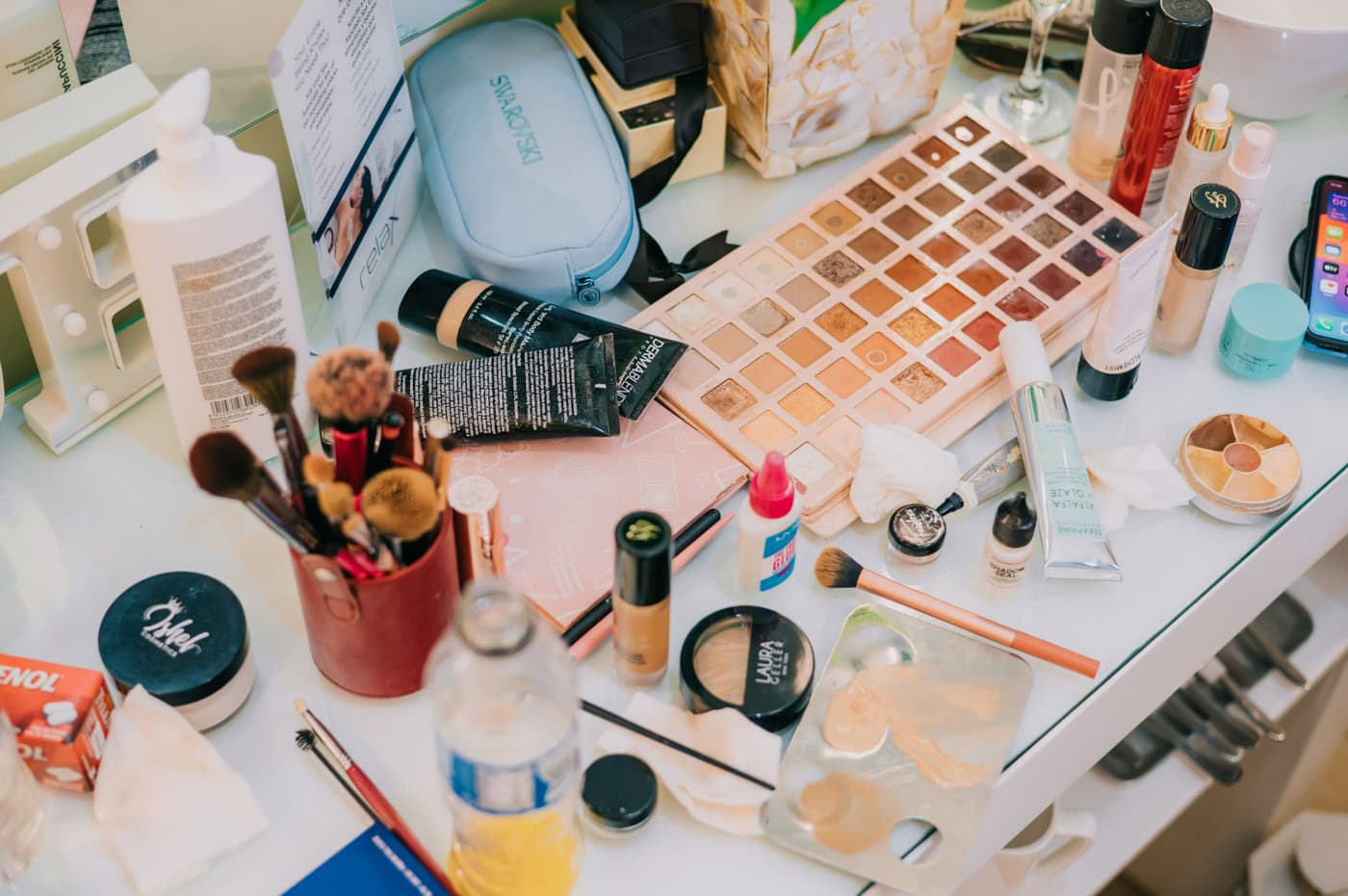 makeup equipment for bride at breathless punta cana