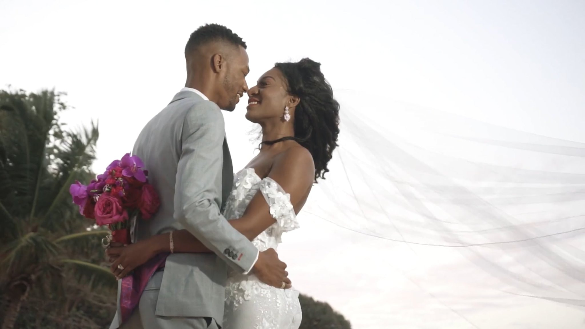 Kendra and Ron wedding highlight film in Cabrera, Dominican Republic